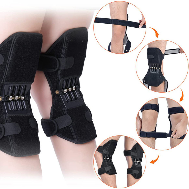 1 Pair Joint Support Knee Pads Breathable Climbing Pad Support Knee Pads Powerful Rebound Stabilizer Knee booster Knee Protector