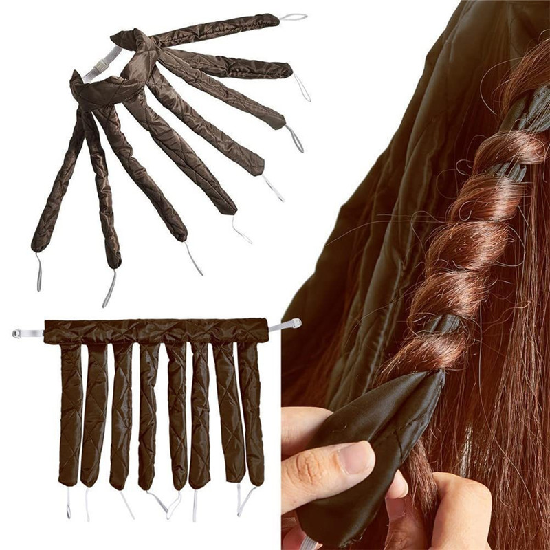 Octopus Heatless Curling Rod Headband Curls Silk Ribbon Sleeping Wave Formers No Heat Curls Ribbon Lazy Hair Curler Hair Rollers