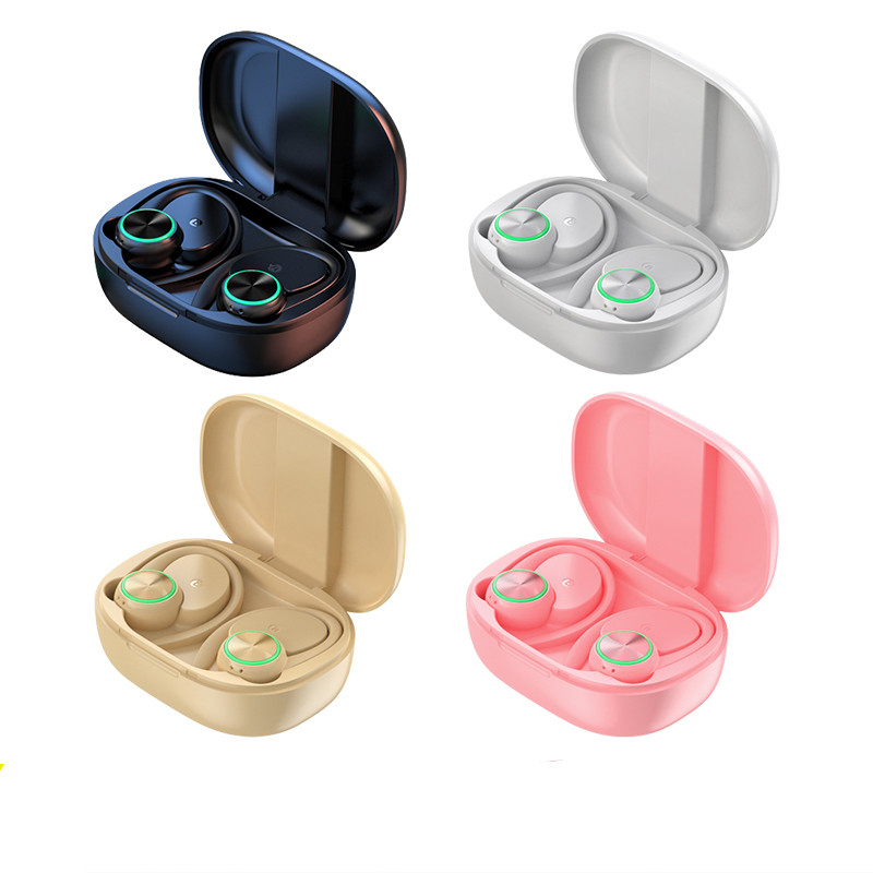 TWS Sport Wireless Stereo Earphones Bluetooth 5.3 Touch Control Headphone Comfortable Wearing Anti-drop Earhook Headset With Mic