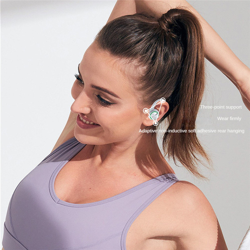 TWS Sport Wireless Stereo Earphones Bluetooth 5.3 Touch Control Headphone Comfortable Wearing Anti-drop Earhook Headset With Mic