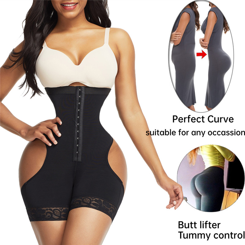 High Waist Butt lifter Tummy Control Panties Booty Lift Pulling Underwear Shaper Workout Waist Trainer Corset Shapewear