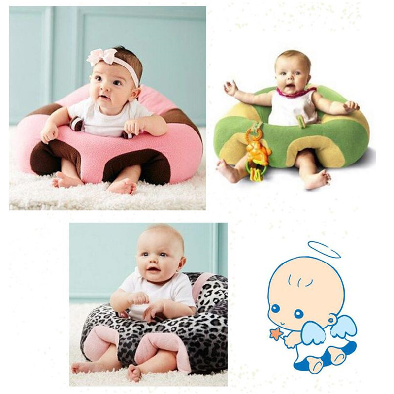 Portable Infants Baby Sofa Support Seat Cover Baby Plush Cotton Feeding Chair Soft Sofa Seat Learning To Sit Tool Baby Sofa Seat