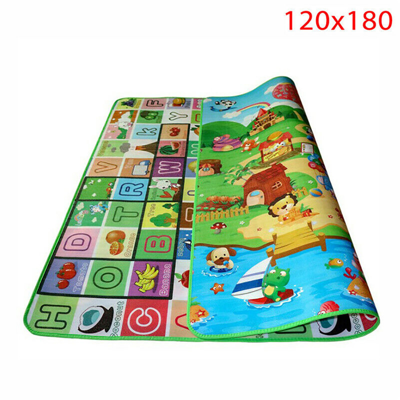 Baby Kid Toddler Crawl Lovely Play Game Picnic Carpet Animal Letter Alphabet Farm Mat Puzzle Mat Cartoon Animal Mats for Baby