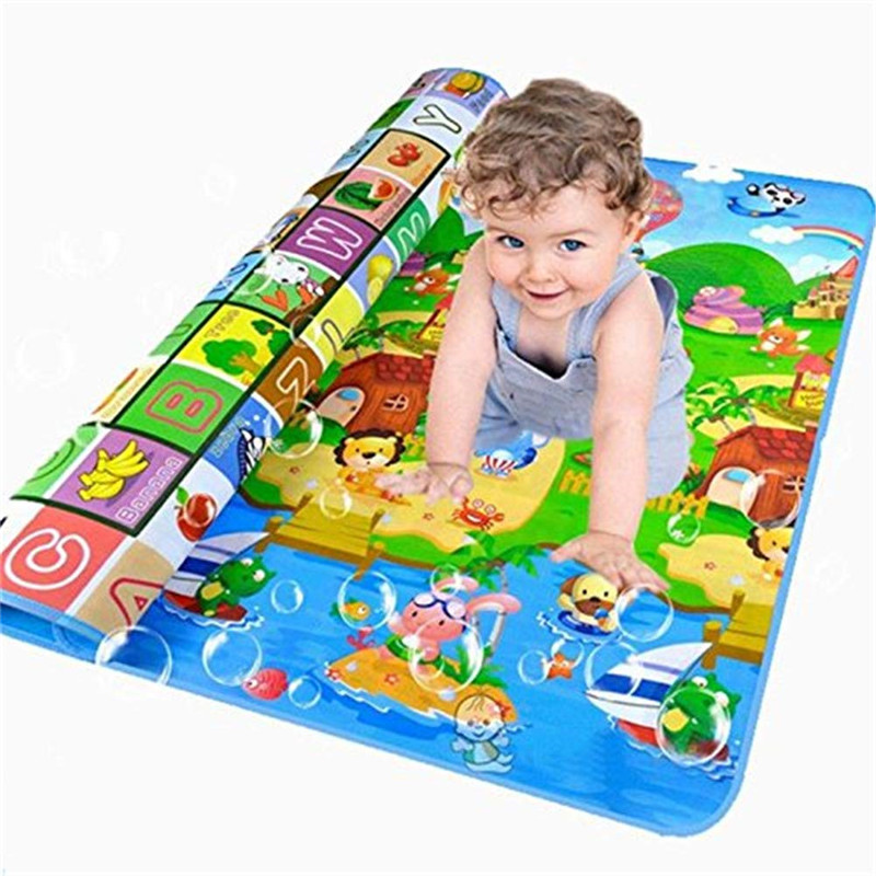 Baby Kid Toddler Crawl Lovely Play Game Picnic Carpet Animal Letter Alphabet Farm Mat Puzzle Mat Cartoon Animal Mats for Baby