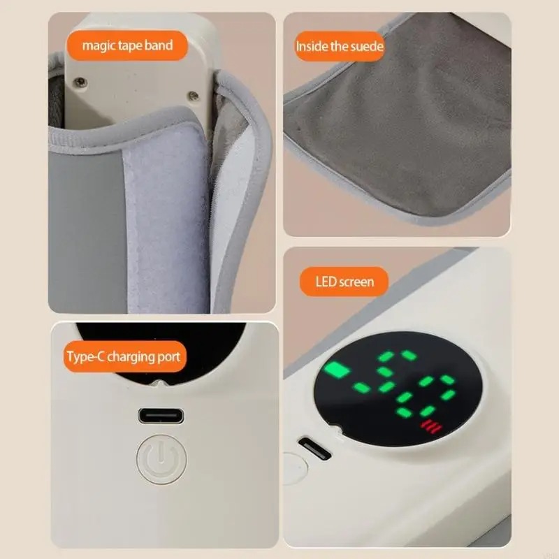 Portable Bottle Warmer Rechargeable Cordless Milk Warmer with Temperature Control Baby Bottle Warmer for Traveling Camping Home