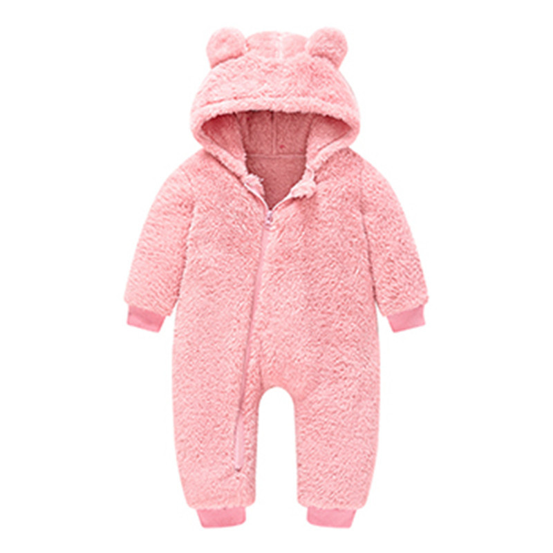 Newborn Baby Romper Winter Costume Baby Boys Clothes Polar Fleece Warm Baby Girls Clothing Overall Baby Rompers Jumpsuit