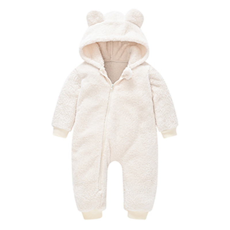Newborn Baby Romper Winter Costume Baby Boys Clothes Polar Fleece Warm Baby Girls Clothing Overall Baby Rompers Jumpsuit