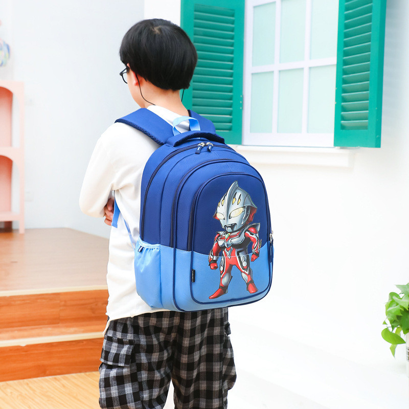 New Children School Bag Boys Girls Anime Spider Man Bookbag Student Kindergarten Cartoon Schoolbag Kids Orthopedic Backpack