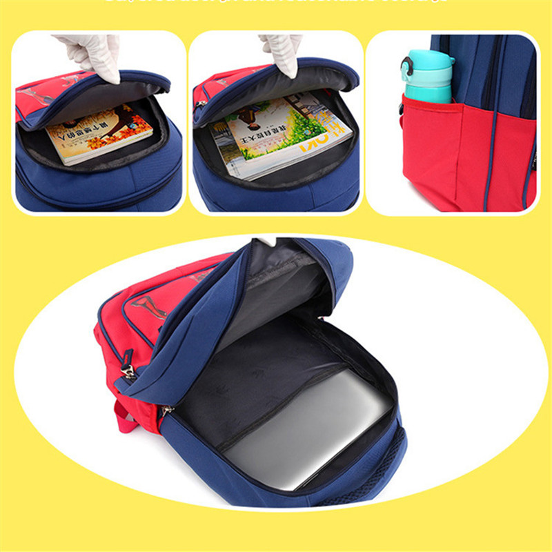 New Children School Bag Boys Girls Anime Spider Man Bookbag Student Kindergarten Cartoon Schoolbag Kids Orthopedic Backpack