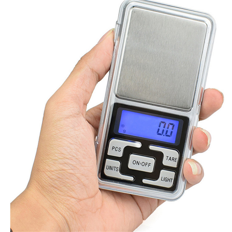 500g/0.01g Mini Jewelry Pocket Scales High Precision Gold Diamond Jewelry Weight Balance Backlight Electronic Scale For Kitchen
