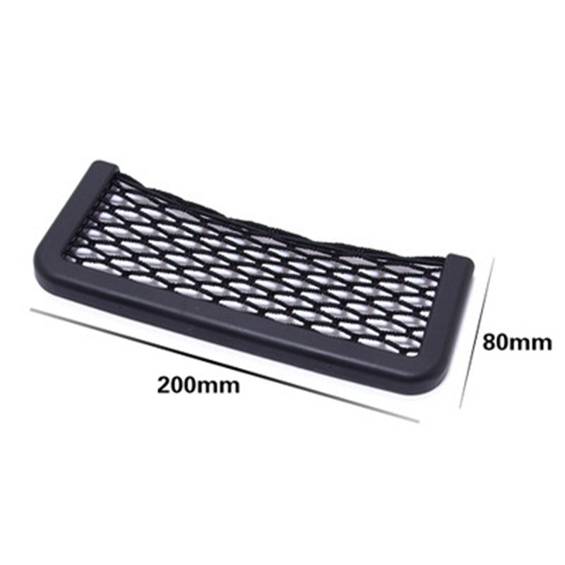 2PCS Car Seat Back Storage Net Bag Universal Auto Car Door Side Storage Elastic String Bag Mesh Pocket Organizer Bags