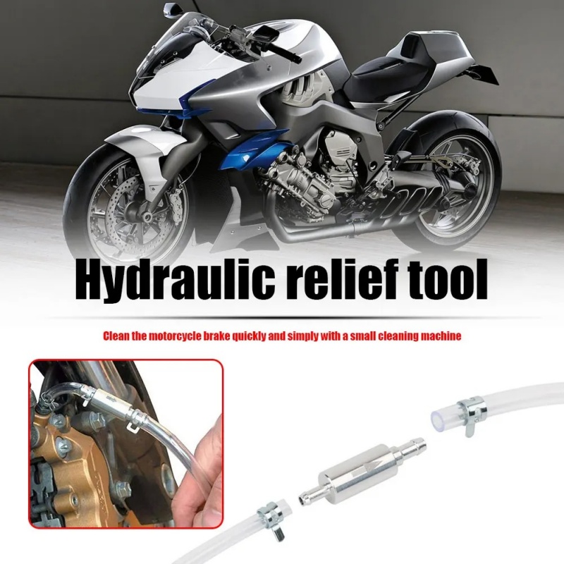 Motorcycle oiling tube Car Motorcycle Brake Bleeding Oil Change Pump Tool Bleeder Fluid Hose Hydraulic Clutch Valve Tube Set