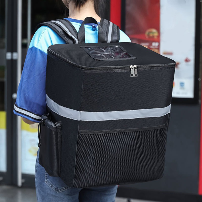 35L Extra Large Thermal Food Bag Cooler Bag Refrigerator Box Fresh Keeping Food Delivery Backpack Insulated Cooler Backpack
