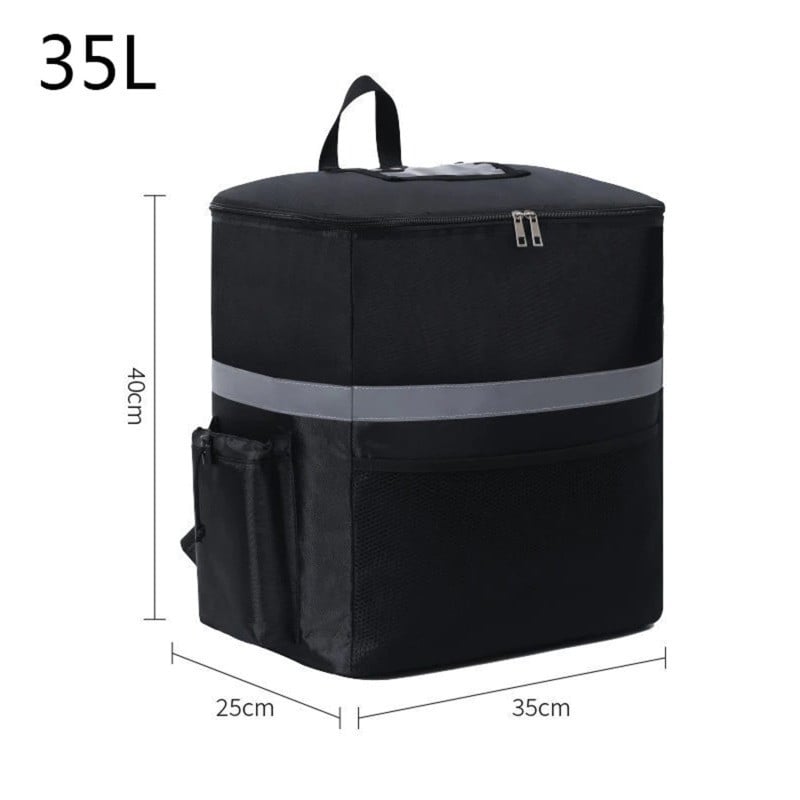 35L Extra Large Thermal Food Bag Cooler Bag Refrigerator Box Fresh Keeping Food Delivery Backpack Insulated Cooler Backpack