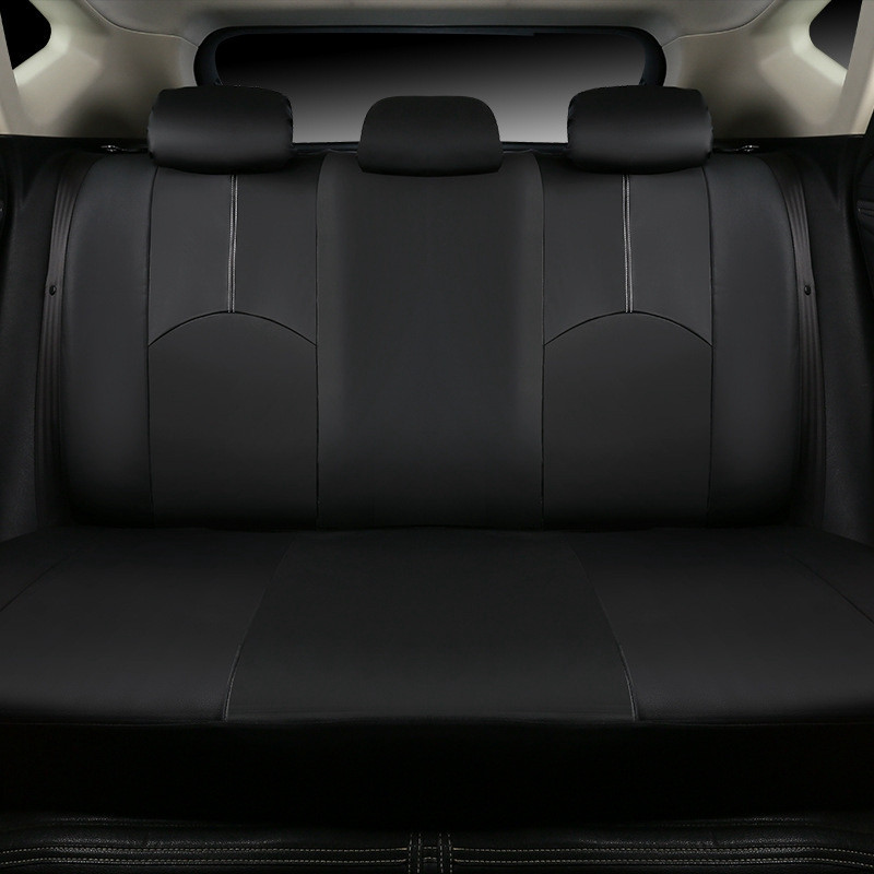 9pcs/set PU Leather Auto Car Seat Cover Waterproof Anti Slip Seat Cushion Pad Front Back Seat Protector Backrest Car Accessories
