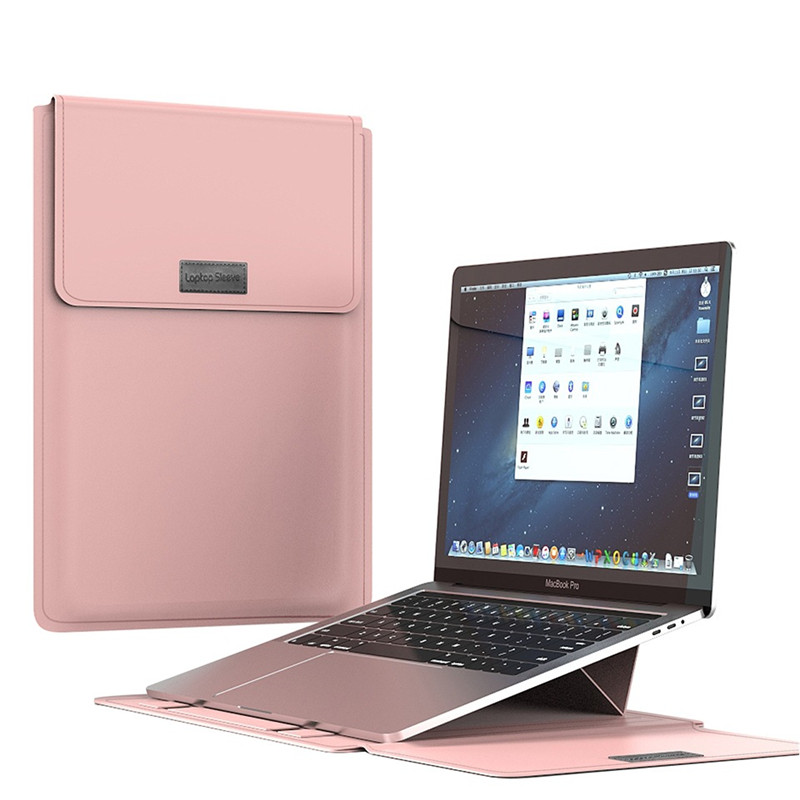 Pu Leather Laptop Bag Sleeve Case For Macbook Air Pro 13 14 16 Notebook Cover For Huawei Dell HP ASUS 15 15.4 15.6 17 inch