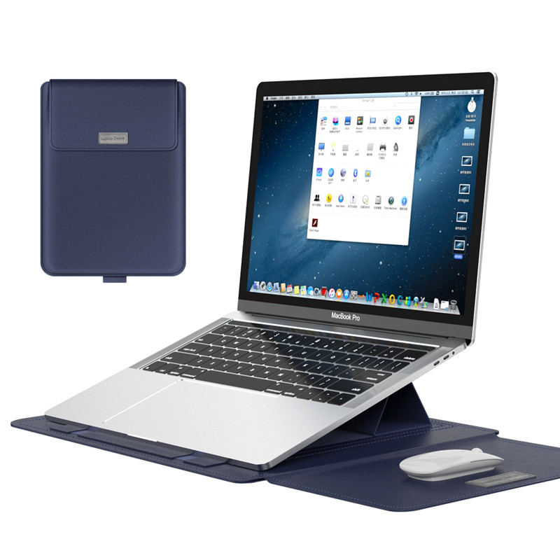 Pu Leather Laptop Bag Sleeve Case For Macbook Air Pro 13 14 16 Notebook Cover For Huawei Dell HP ASUS 15 15.4 15.6 17 inch