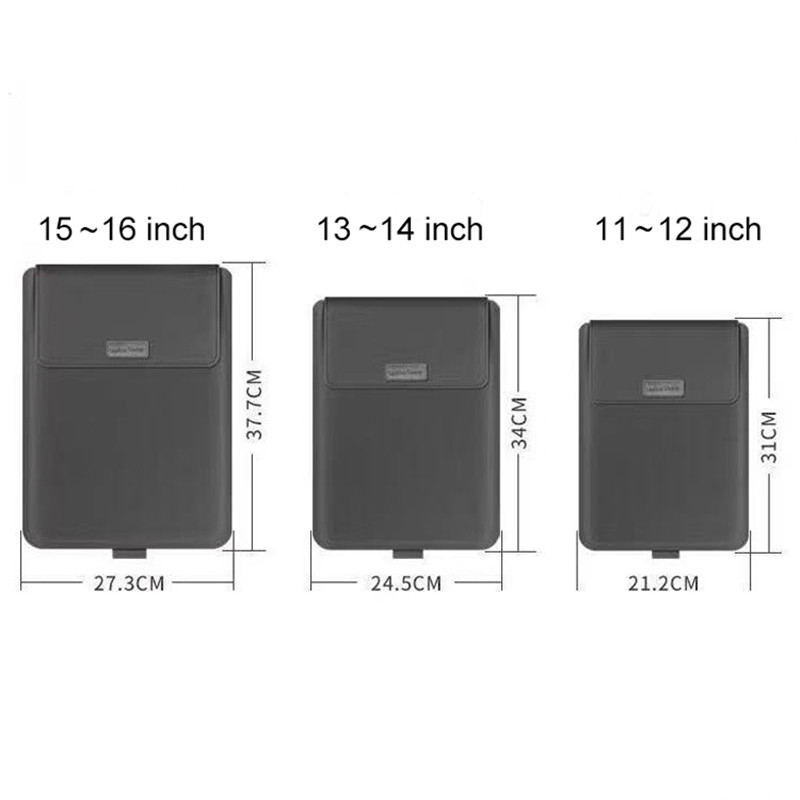 Pu Leather Laptop Bag Sleeve Case For Macbook Air Pro 13 14 16 Notebook Cover For Huawei Dell HP ASUS 15 15.4 15.6 17 inch