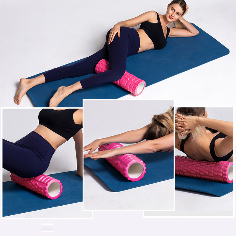 30cm Pilates Column Yoga Foam Column Roller Yoga Block Muscle Relax Massage Yoga Brick Gym Exercise Fitness Equipment