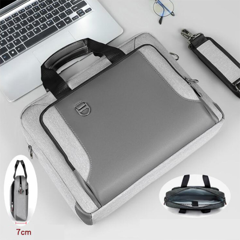 Laptop Bag Protector Sleeve Shoulder Bag Notebook Carrying Case For 13 14 15.6 17.3inch Macbook Air Shockproof Briefcase Handbag