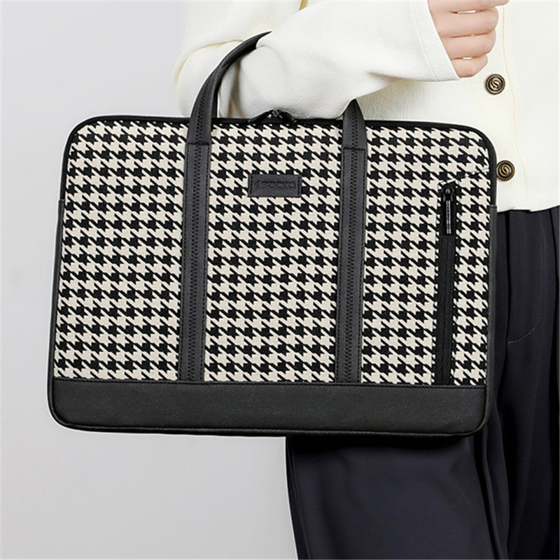 Laptop Bag Sleeve Case 13 14 15 inch Shoulder Notebook Bag For Macbook Lenovo HP Dell Huawei Shockproof Handbag Briefcase