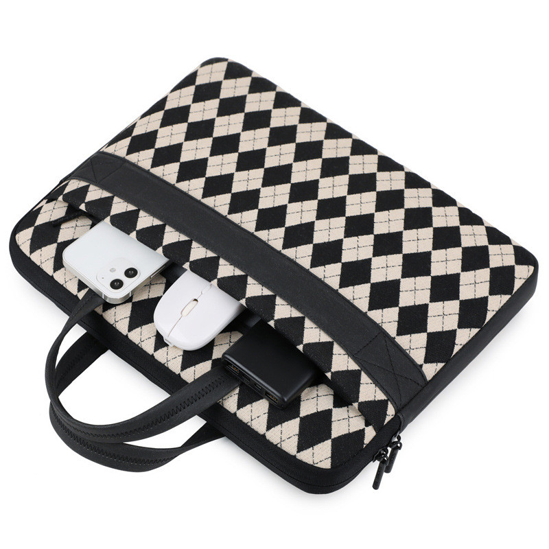 Laptop Bag Sleeve Case 13 14 15 inch Shoulder Notebook Bag For Macbook Lenovo HP Dell Huawei Shockproof Handbag Briefcase