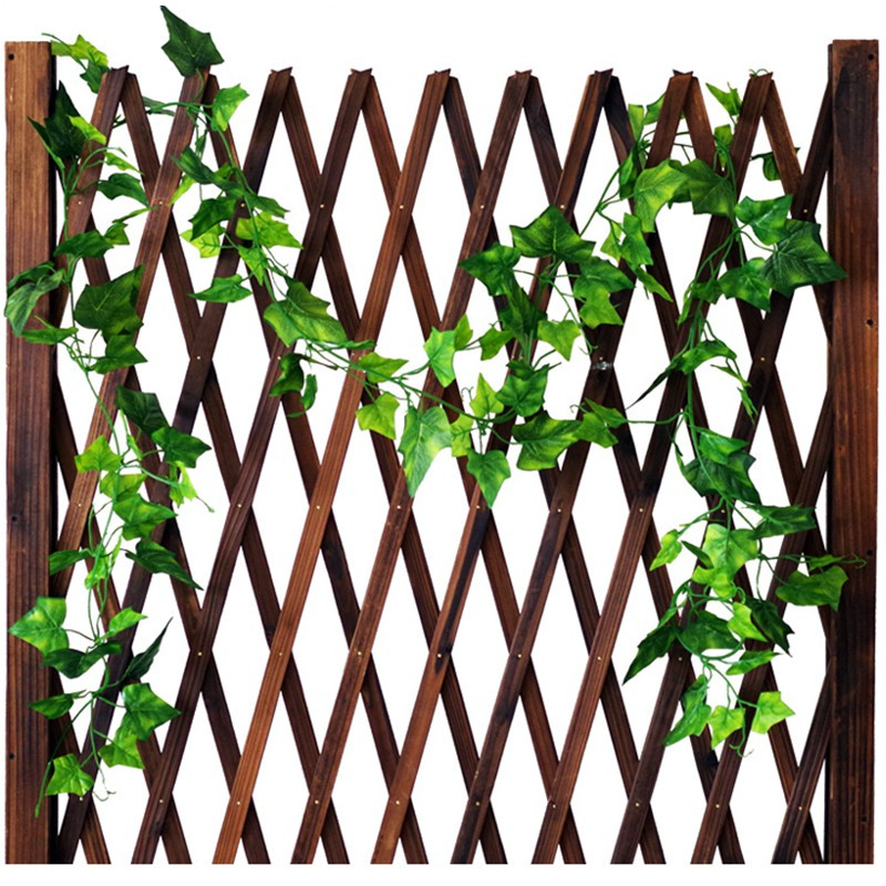 12Pcs/pack Green Silk Artificial Hanging Ivy Leaf Garland Plants Vine Leaves DIY for Home Wedding Decoration Garden Party Decor