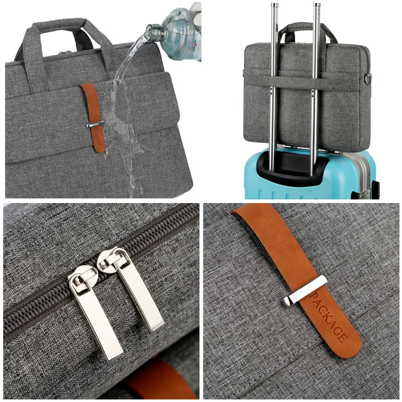 13 14 15.6 17 inch Laptop Handbag Sleeve Case for Macbook Air Pro HP Huawei Asus Dell Notebook Shoulder Briefcase Bag