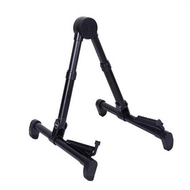 Professional Electric Guitar Stand Universal Folding Electric Acoustic Bass Stand A-Frame Musical Rack Holder Guitar Accessories