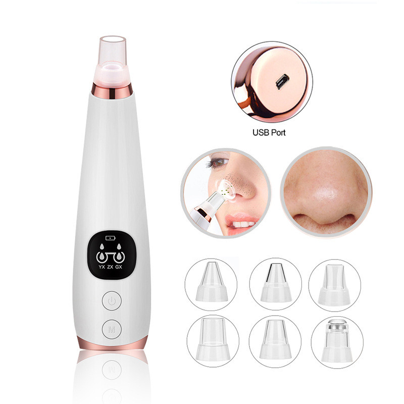 Electric Pore Cleaner Blackhead Remover Vacuum Face Skin Care Suction Black Dots Blackheads Pimples Removal Deep Cleaning Tool