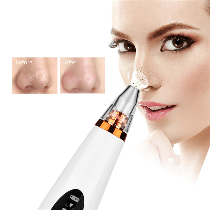 Electric Pore Cleaner Blackhead Remover Vacuum Face Skin Care Suction Black Dots Blackheads Pimples Removal Deep Cleaning Tool