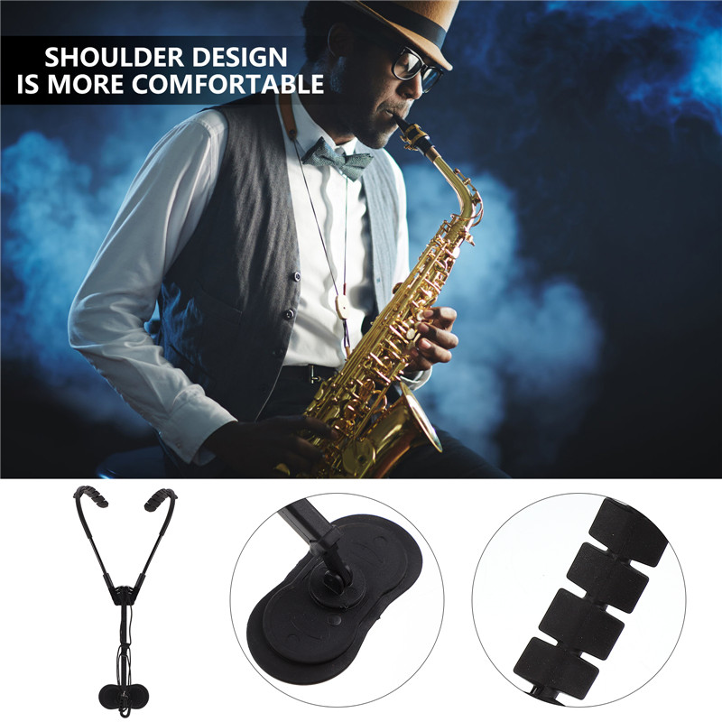 Alto Tenor Soprano Saxophone Harness Adjustable Sax Neck Shoulder Strap Belts Musical Instruments Accessories