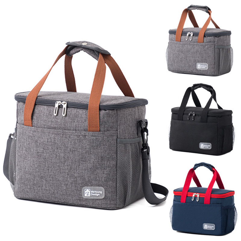 Female Lunch Food Box Bag Fashion Insulated Thermal Food Picnic Lunch Bags Camping Pouch for Women Kids Men Cooler Tote Bag Case