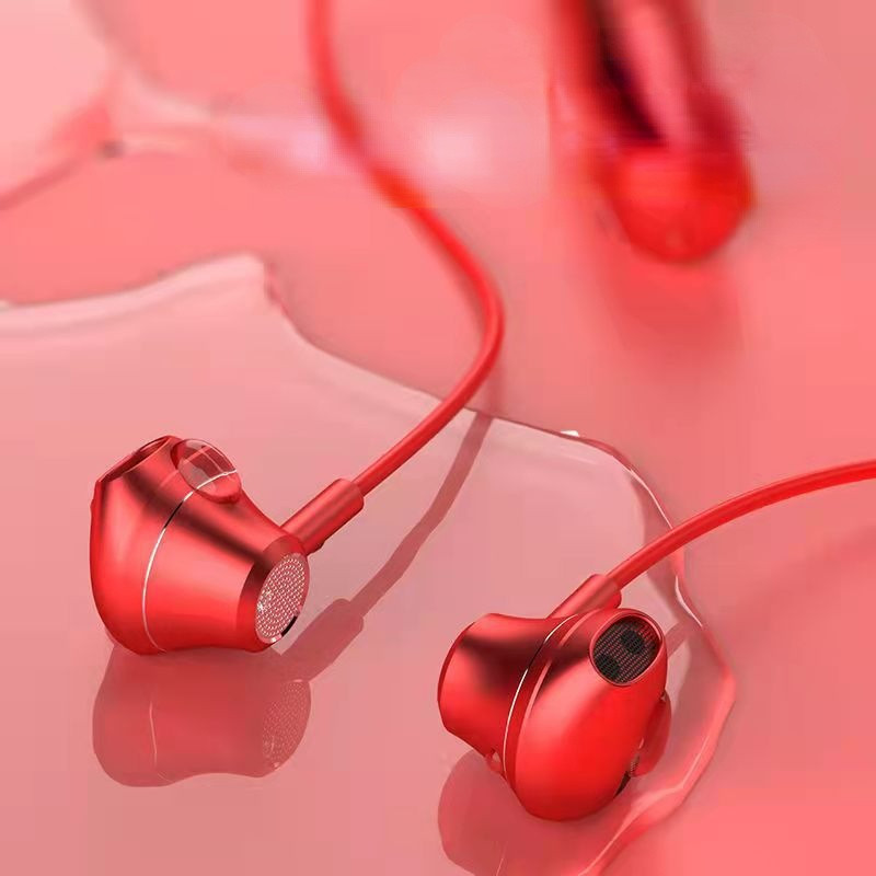Fashion Wireless Bluetooth Earphones Hanging Neck Stereo Magnetic Suction Sports Running Bluetooth Headset Support TF Card