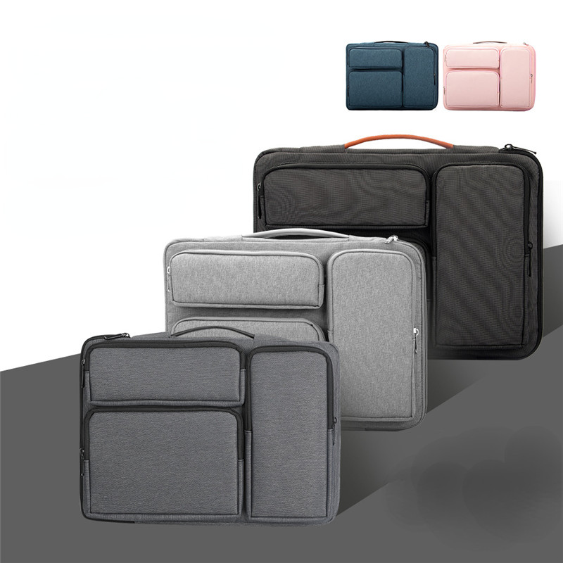 Laptop Bag Sleeve for MacBook Air Pro 13 Waterproof Notebook Bags MacBook Pro 15 Portable Carry Case Briefcase Handbag
