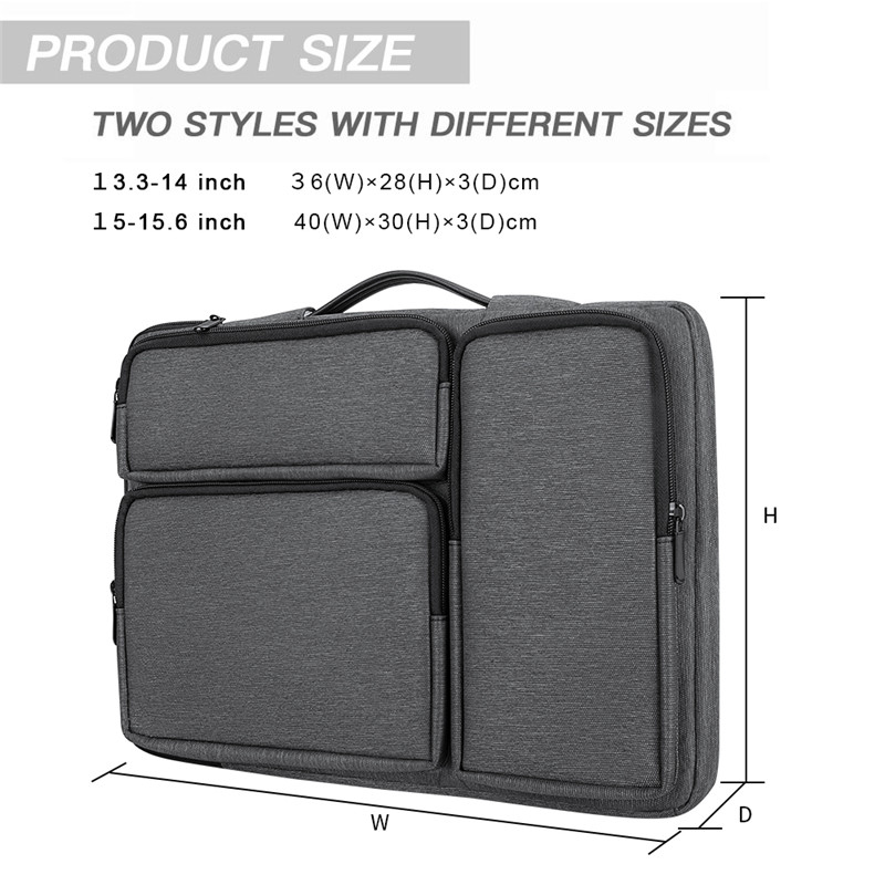 Laptop Bag Sleeve for MacBook Air Pro 13 Waterproof Notebook Bags MacBook Pro 15 Portable Carry Case Briefcase Handbag