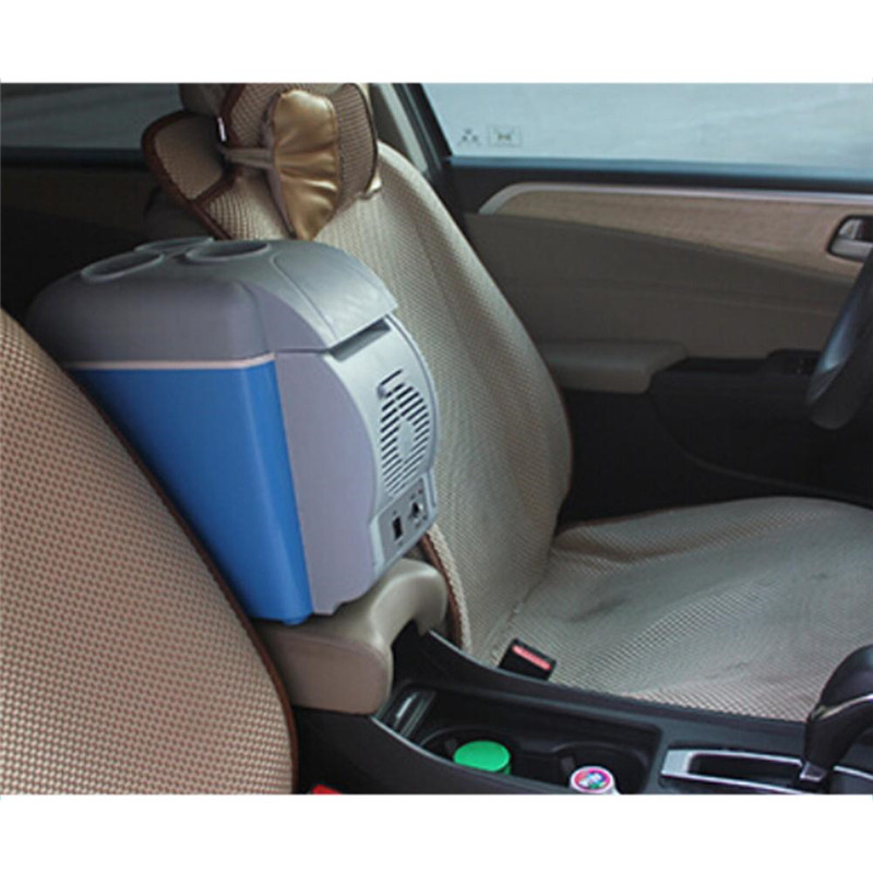 7.5L Mini Car Fridge Refrigerator Cooler Warmer Portable Freezer for Home Car Office RV Boat Compact Auto Compressor