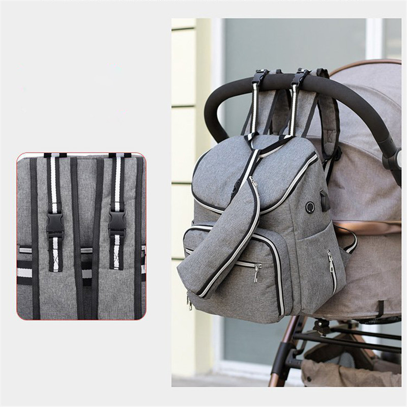 Fashion Mummy Bag Maternity Nappy Backpack Large Capacity Bags Mom Baby Stroller Backpacks Waterproof Outdoor Travel Diaper Bag