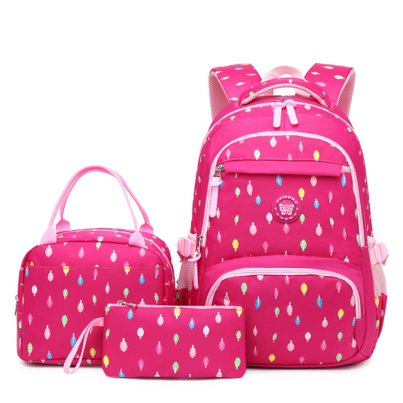3pcs/set Girls Backpack Children School Bags Princess Bag Cute Printing Primary School Backpacks Kids Bookbag Student Schoolbag