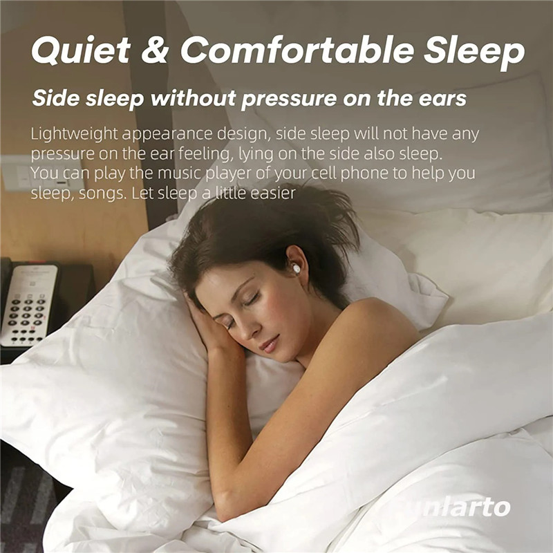 Mini Bluetooth Headphones Invisible Sleep Wireless Earbuds Noise Reduction Waterproof Earphones Build-in Mic In Ear Headset
