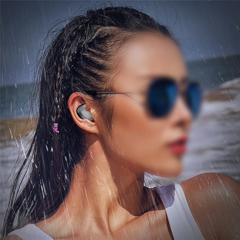 New TWS Wireless Headphones Couple Noise Canceling Earbuds Bluetooth Earphones HD Stereo Sports Waterproof Headset With Mic