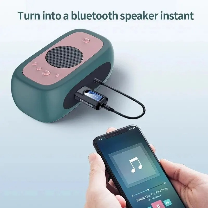 USB Bluetooth Receiver Transmitter Audio Bluetooth Adapter For Car PC TV HD HiFi Receptor Wireless Adapter LCD 3.5MM AUX