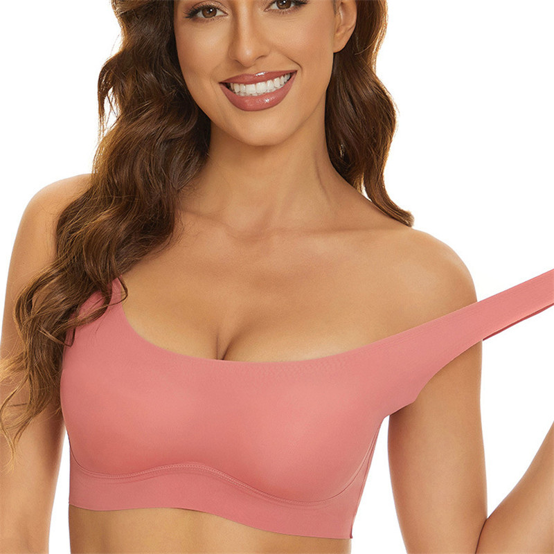 Women Underwear Bra Without Underwire Bones Seamless Push Up Bra Tops Bralette Brassiere Wireless Sports Vest Bras