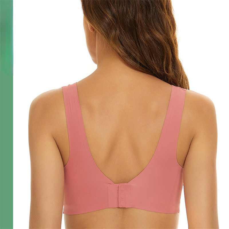 Women Underwear Bra Without Underwire Bones Seamless Push Up Bra Tops Bralette Brassiere Wireless Sports Vest Bras