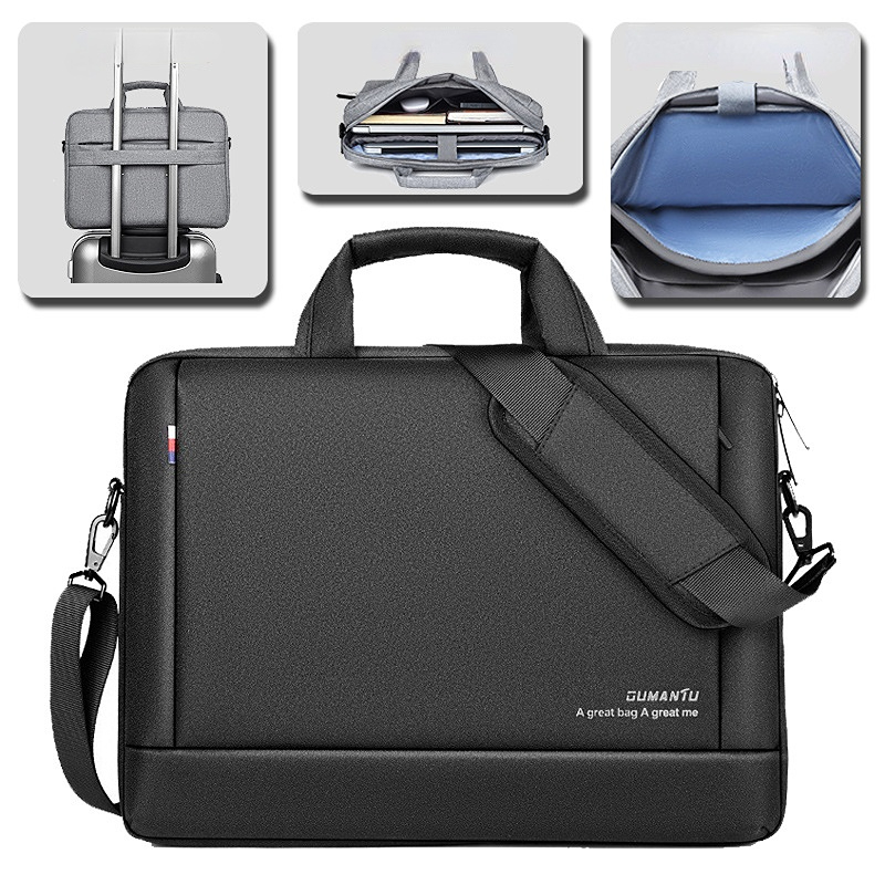 13 14 15 Inch Laptop Bag for Macbook Air Pro 13 15 Notebook Shoulder Crossbody Handbag Briefcase Waterproof Business Bags