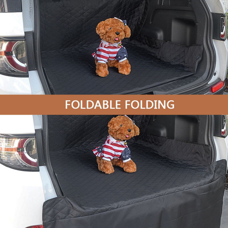 Car Trunk Pet Mat Trunk Mat Pet Seat Cover Waterproof Oxford Cloth Dog Cat Rear Seat Cover Car Protection Pad Auto Accessories