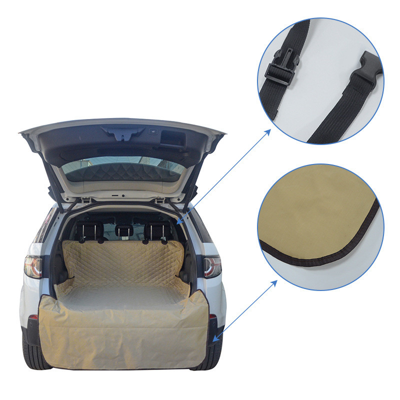 Car Trunk Pet Mat Trunk Mat Pet Seat Cover Waterproof Oxford Cloth Dog Cat Rear Seat Cover Car Protection Pad Auto Accessories