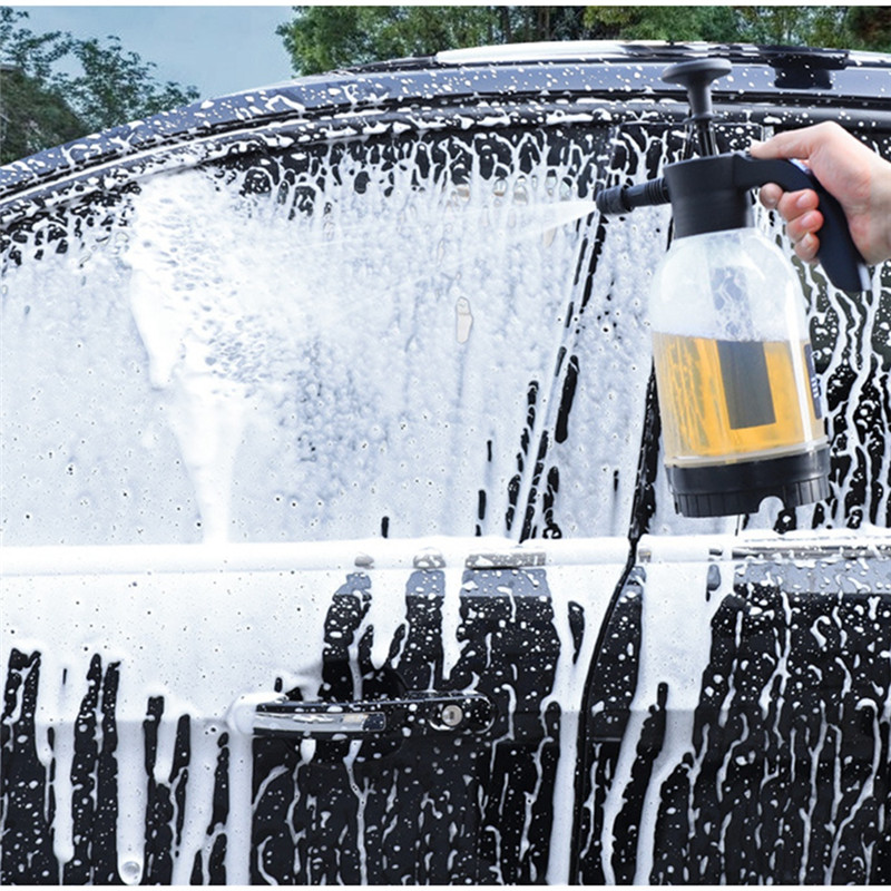 Handheld Foam Sprayer Car Washing Cleaning Tool Foam Maker Nozzle Garden Water Bottle Auto Spary Watering Can Car Cleaning Tool