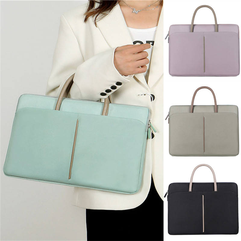 Laptop Bag 13.3 14 15.6 Inch Notebook Bags Sleeve For Macbook Case Air Pro 13 15 Xiaomi Shockproof Handbag Waterproof Briefcase