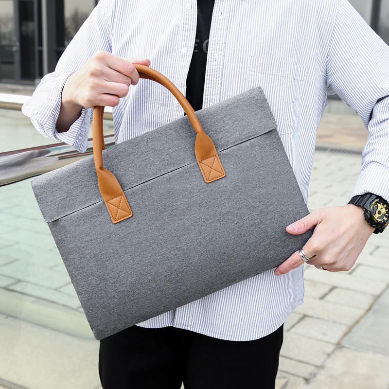 Handbag Waterproof Laptop Bag 13.3 14 15.6 inch Notebook Bags Sleeve For Macbook Case Air Pro Portable Travel Handbags Briefcase